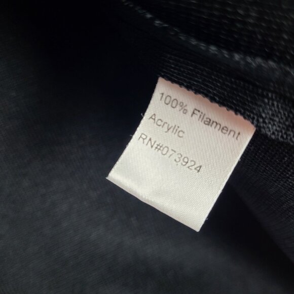 Ming Wang Jacket Blazer Women's  Petite Large Black Yellow Stitching Collared - Picture 9 of 9